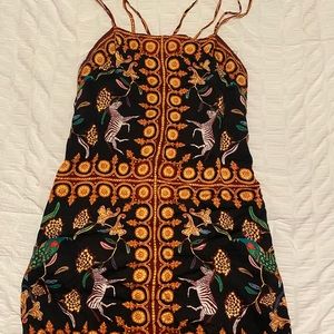 Printed Mini Dress